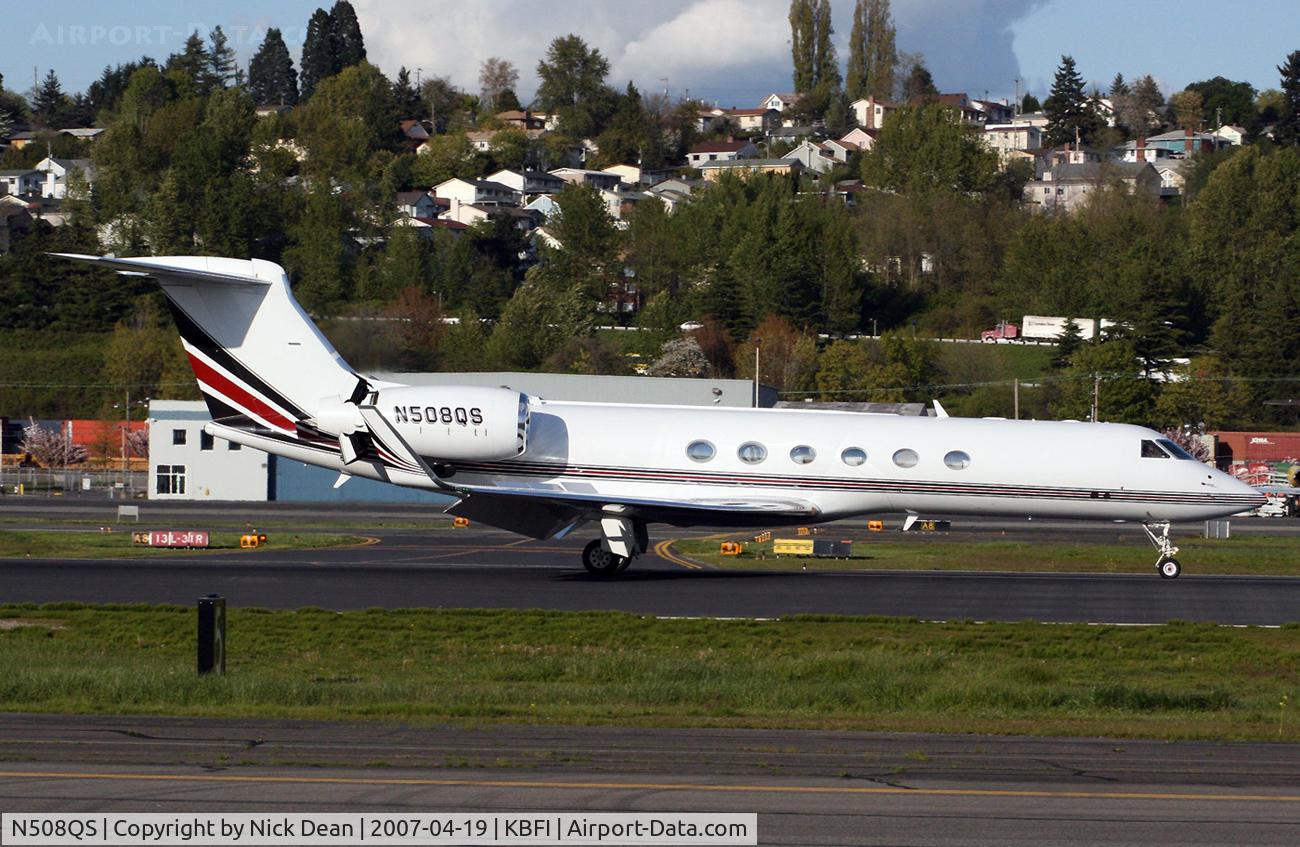 N508QS, 2001 Gulfstream Aerospace G-V C/N 631, KBFI