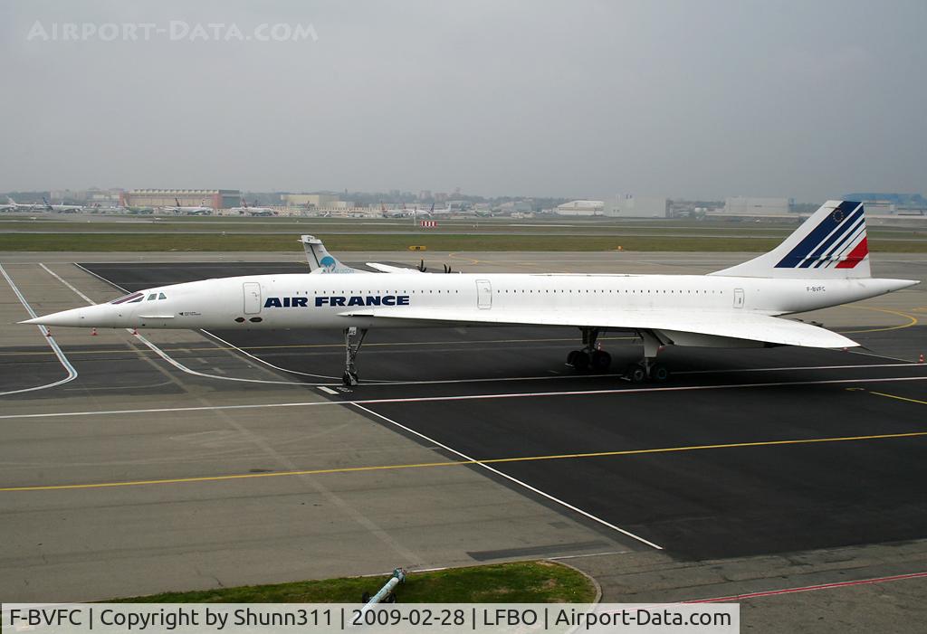 F-BVFC, 1976 Aerospatiale-BAC Concorde 101 C/N 9, Displayed at the old aiport for his 40th anniversary's first flight