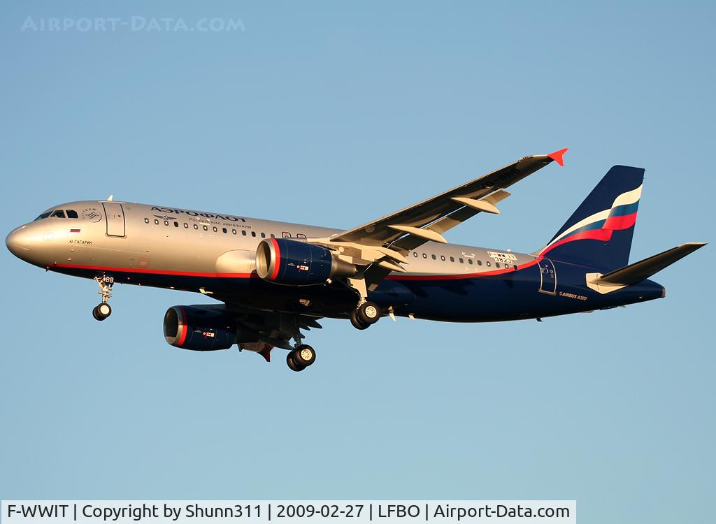 F-WWIT, 2009 Airbus A320-214 C/N 3823, C/n 3823 - To be VQ-BBB