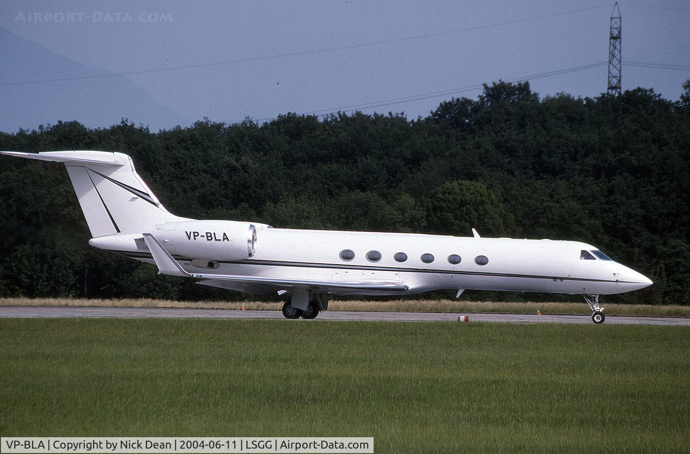 VP-BLA, 2001 Gulfstream Aerospace Gulfstream V C/N 654, LSGG
