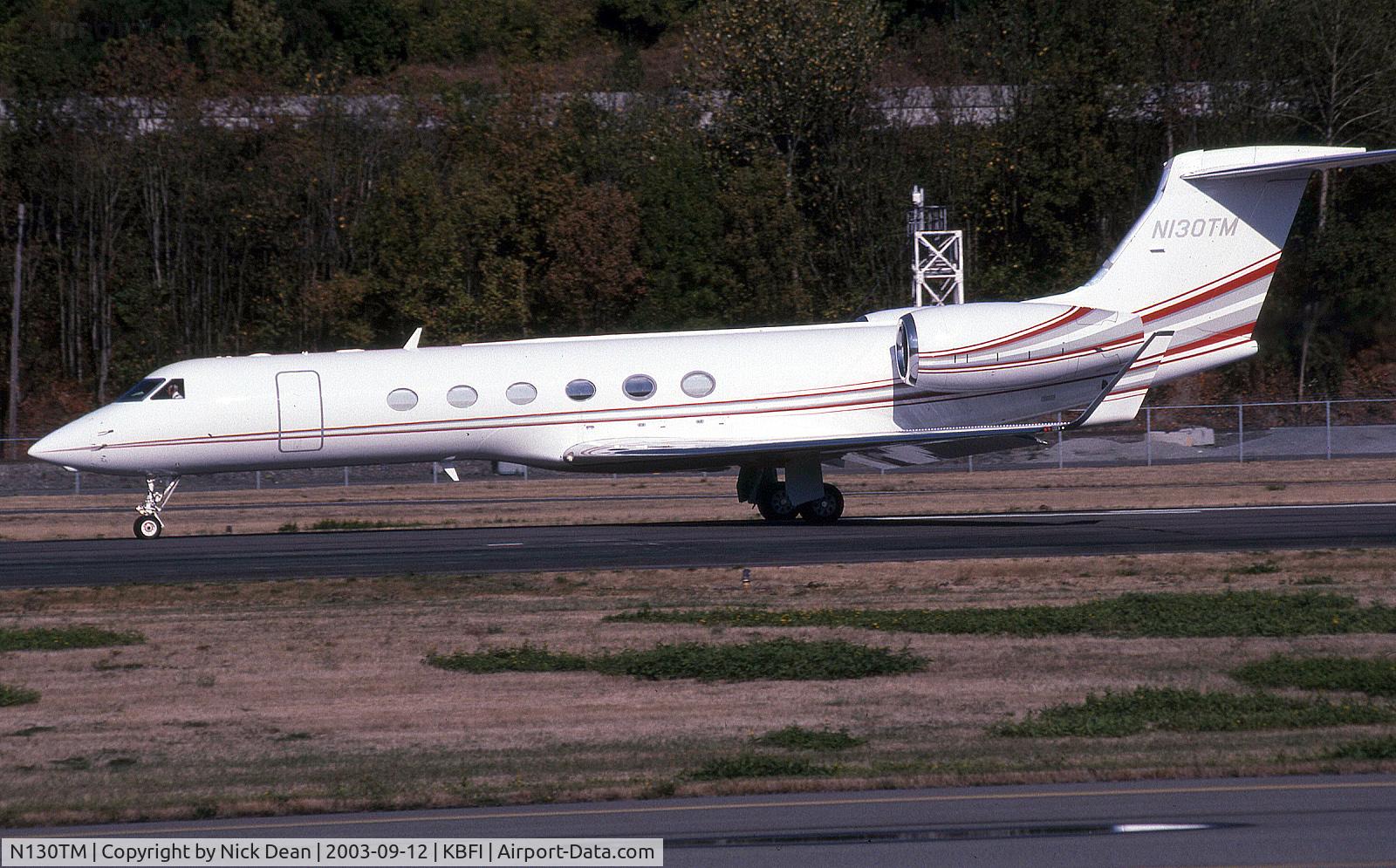 N130TM, 2001 Gulfstream Aerospace G-V C/N 660, KBFI
