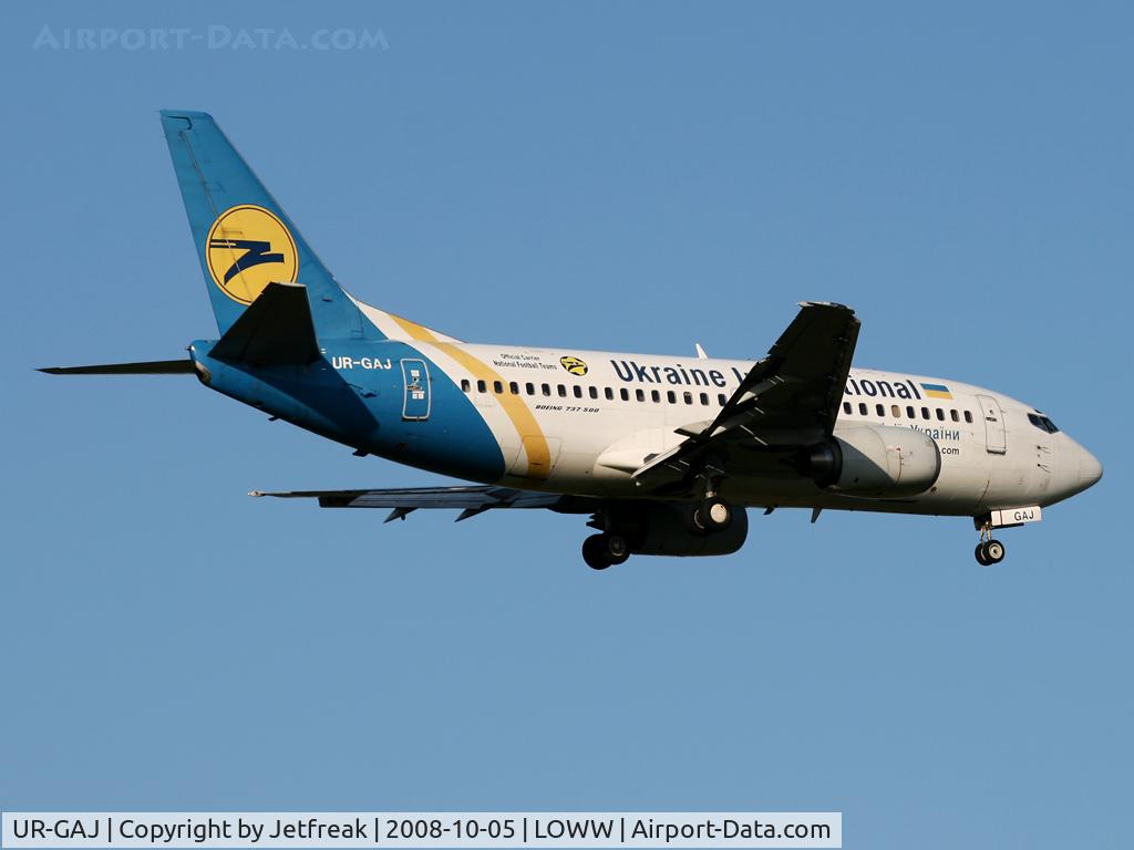 UR-GAJ, 1992 Boeing 737-5Y0 C/N 25192/2262, Ukraine International Boeing 737-5Y0, c/n: 25192/2262