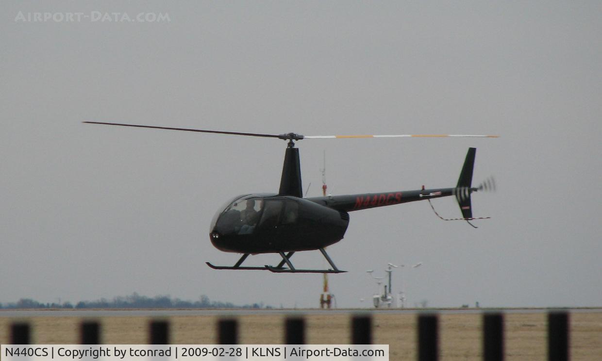 N440CS, 2008 Robinson R44 C/N 1991, at Lancaster