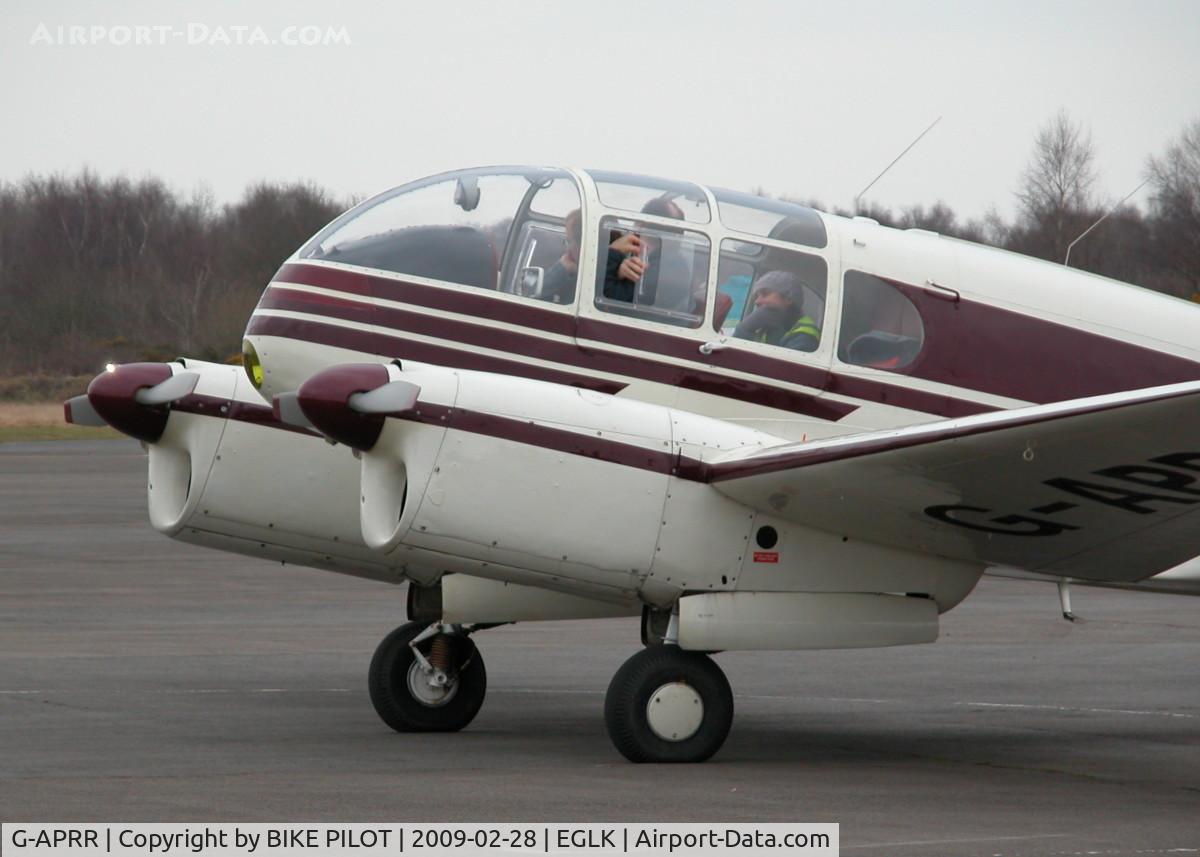 G-APRR, 1956 Let Aero Ae-45S Super C/N 04-014, VERY WELCOME VISITOR TO BLACKBUSHE