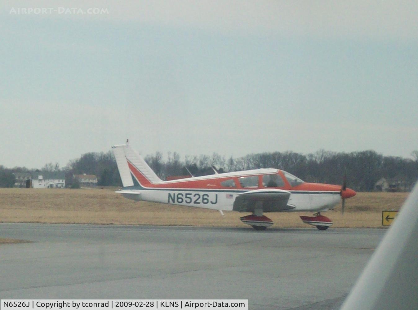 N6526J, 1968 Piper PA-28-180 C/N 28-4964, at Lancaster