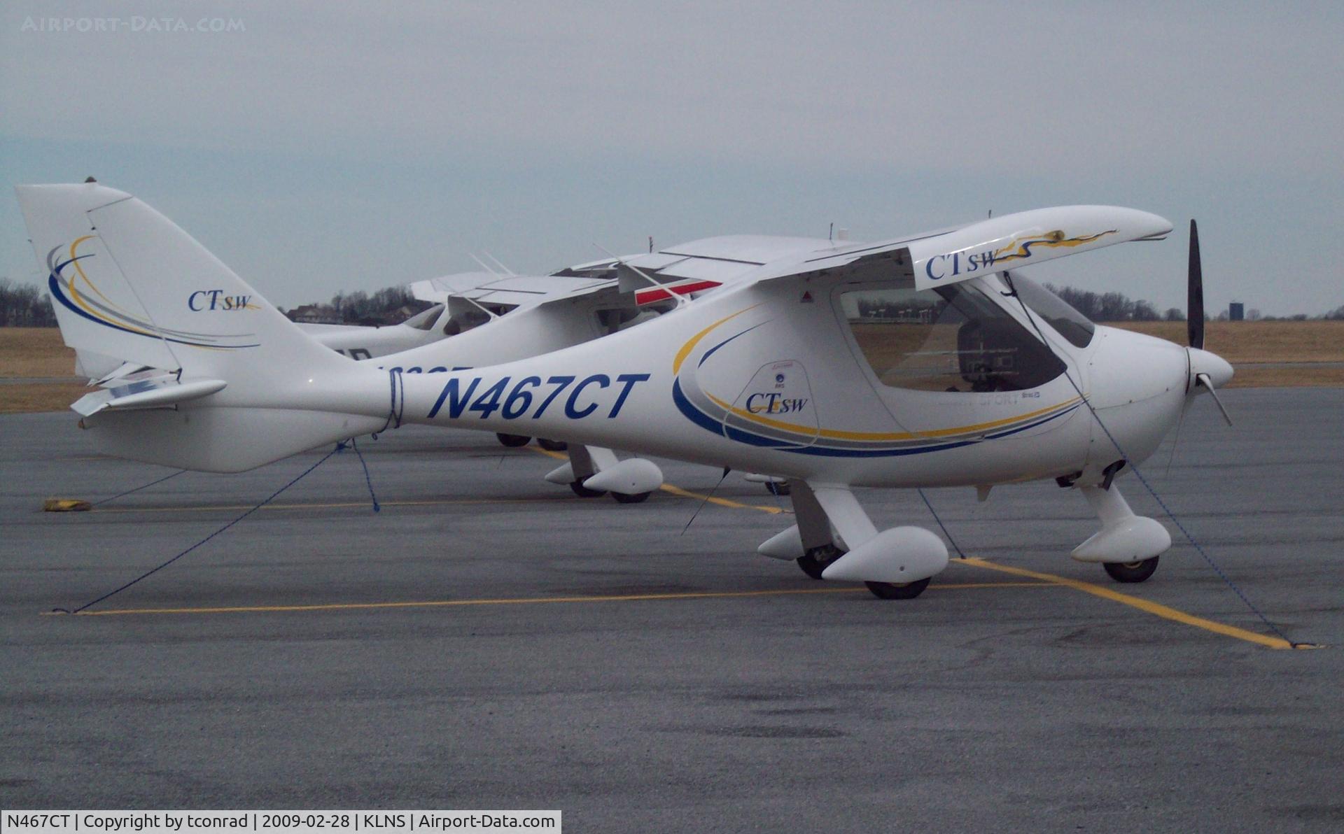 N467CT, 2007 Flight Design CTSW C/N 07-04-14, at Lancaster