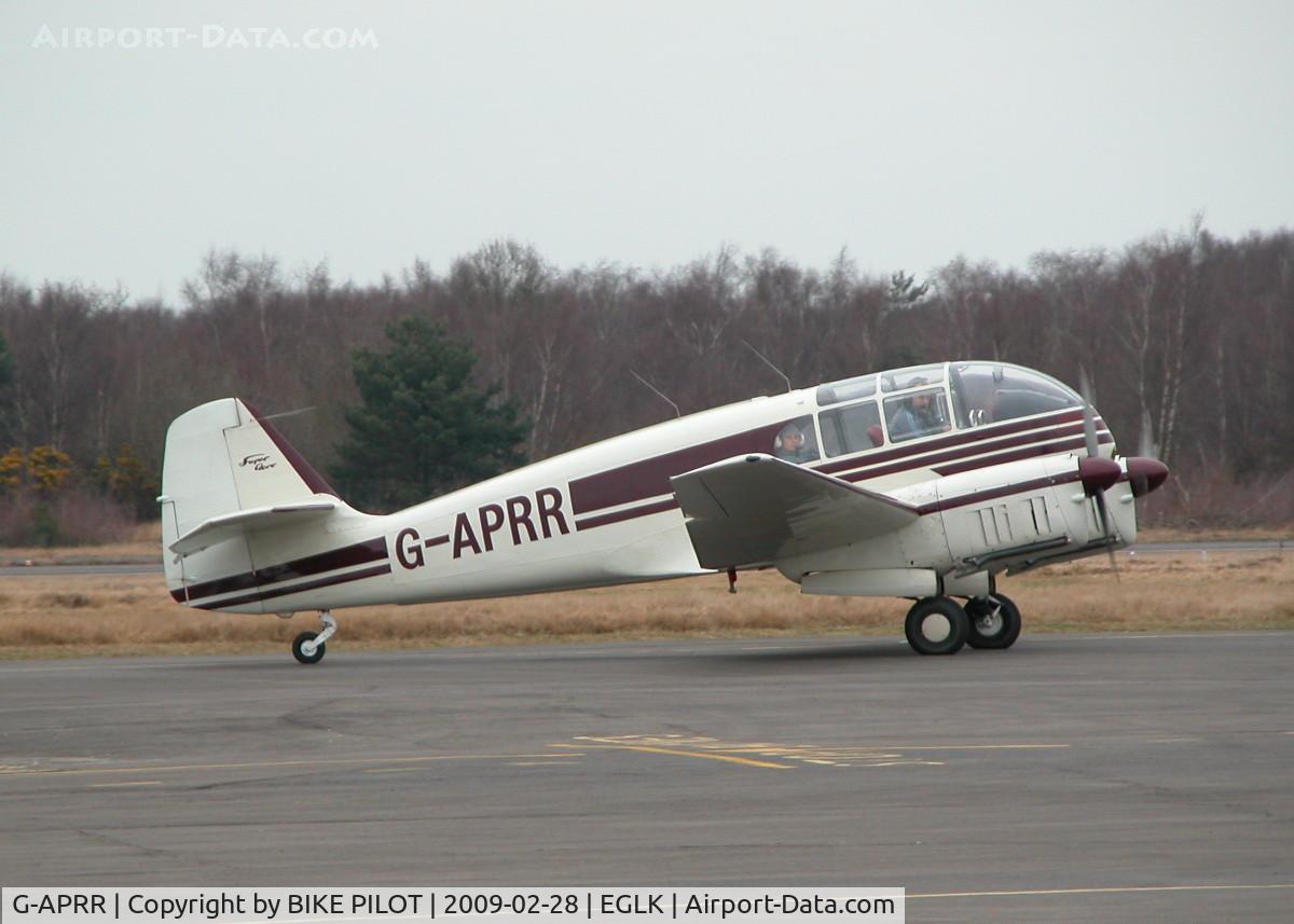 G-APRR, 1956 Let Aero Ae-45S Super C/N 04-014, VERY WELCOME VISITOR
