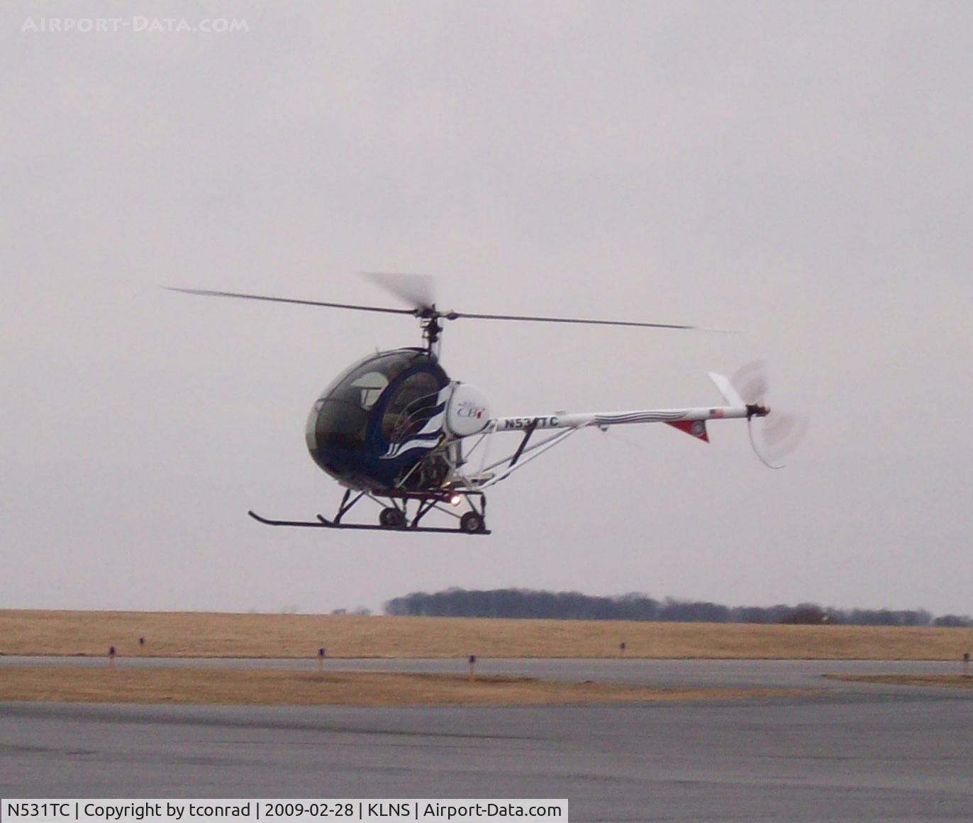 N531TC, 2007 Schweizer 269C-1 C/N 0285, at Lancaster