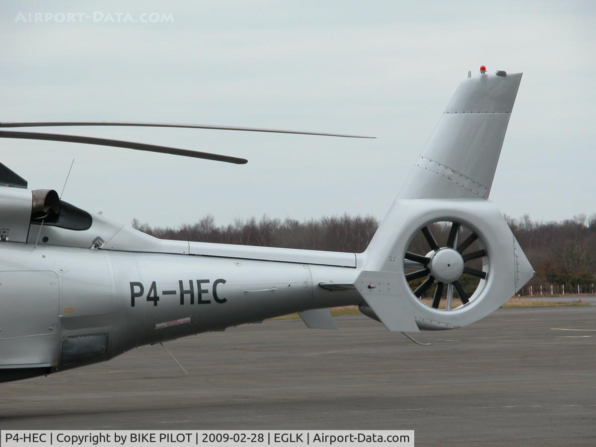 P4-HEC, Eurocopter EC-155B C/N 6600, TAIL DETAIL