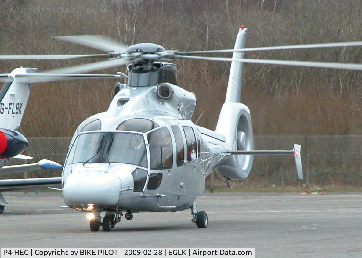 P4-HEC, Eurocopter EC-155B C/N 6600, TAXYING IN TO TERMINAL APRON