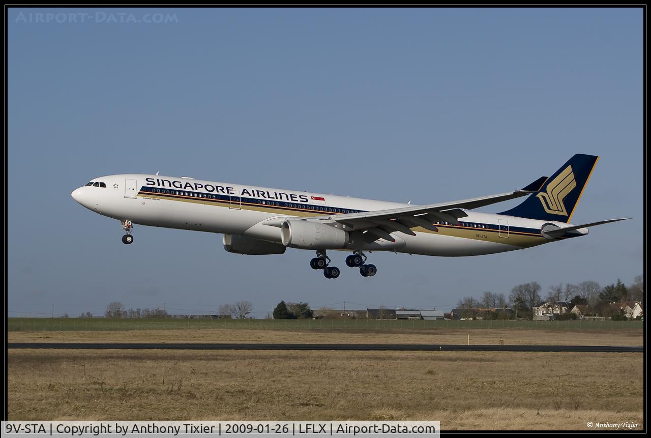 9V-STA, 2008 Airbus A330-343E C/N 978, A330 Singapore Airlines on LFLX