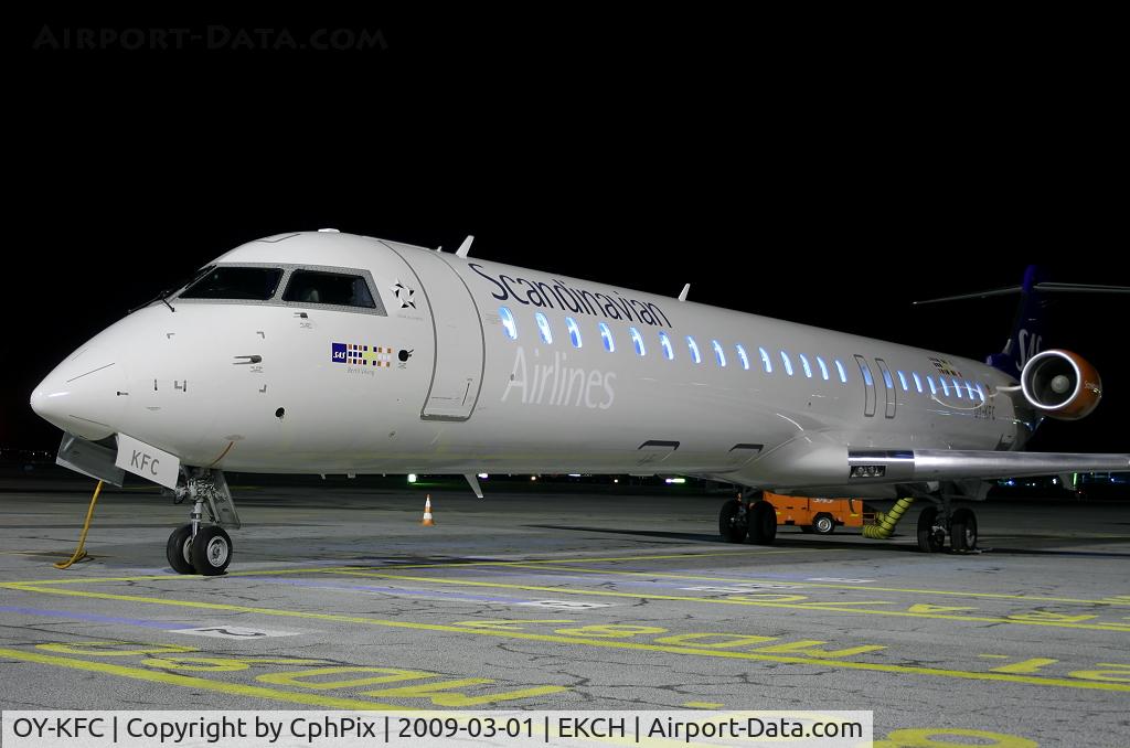 OY-KFC, 2009 Bombardier CRJ-900 (CL-600-2D24) C/N 15218, CRJ9