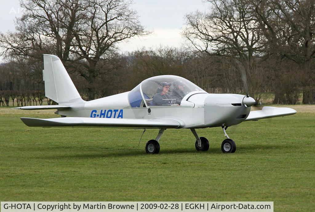 G-HOTA, 2009 Cosmik EV-97 TeamEurostar UK C/N 3318, Welcome lightweight visitor