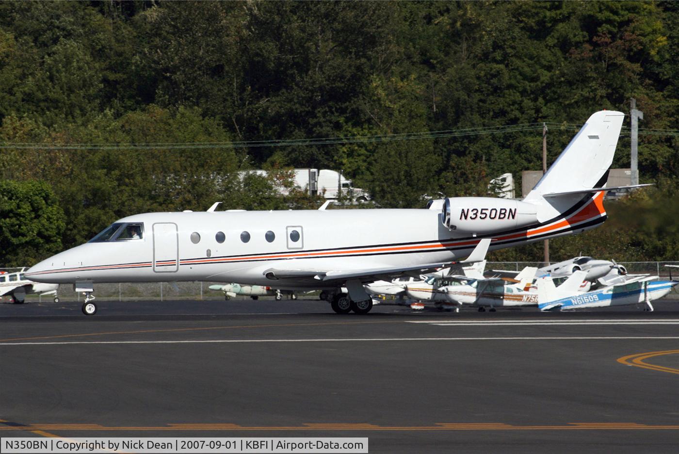 N350BN, 2007 Israel Aircraft Industries Gulfstream G150 C/N 223, KBFI