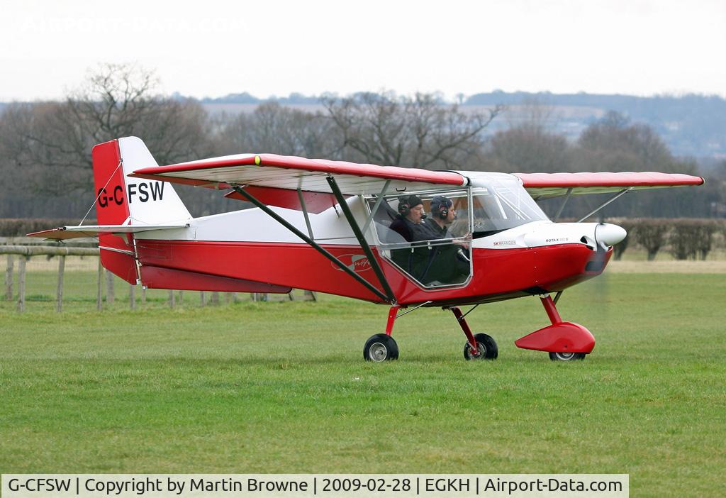G-CFSW, 2008 Skyranger Swift 912S(1) C/N BMAA/HB/587, Microlight