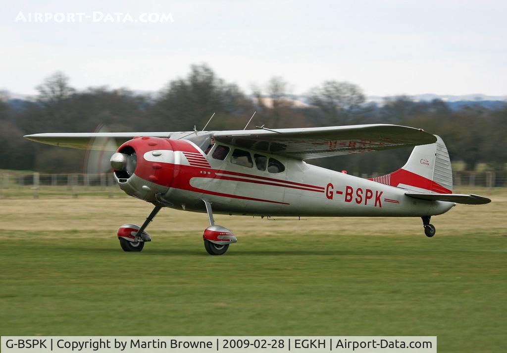 G-BSPK, 1951 Cessna 195A C/N 7691, Lovely example.