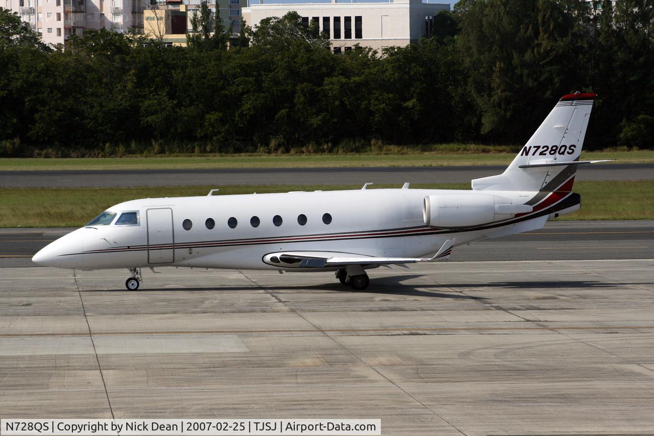 N728QS, 2005 Israel Aircraft Industries Gulfstream 200 C/N 116, TJSJ