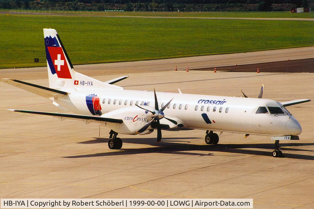 HB-IYA, 1998 Saab 2000 C/N 2000-056, Eurocross titles