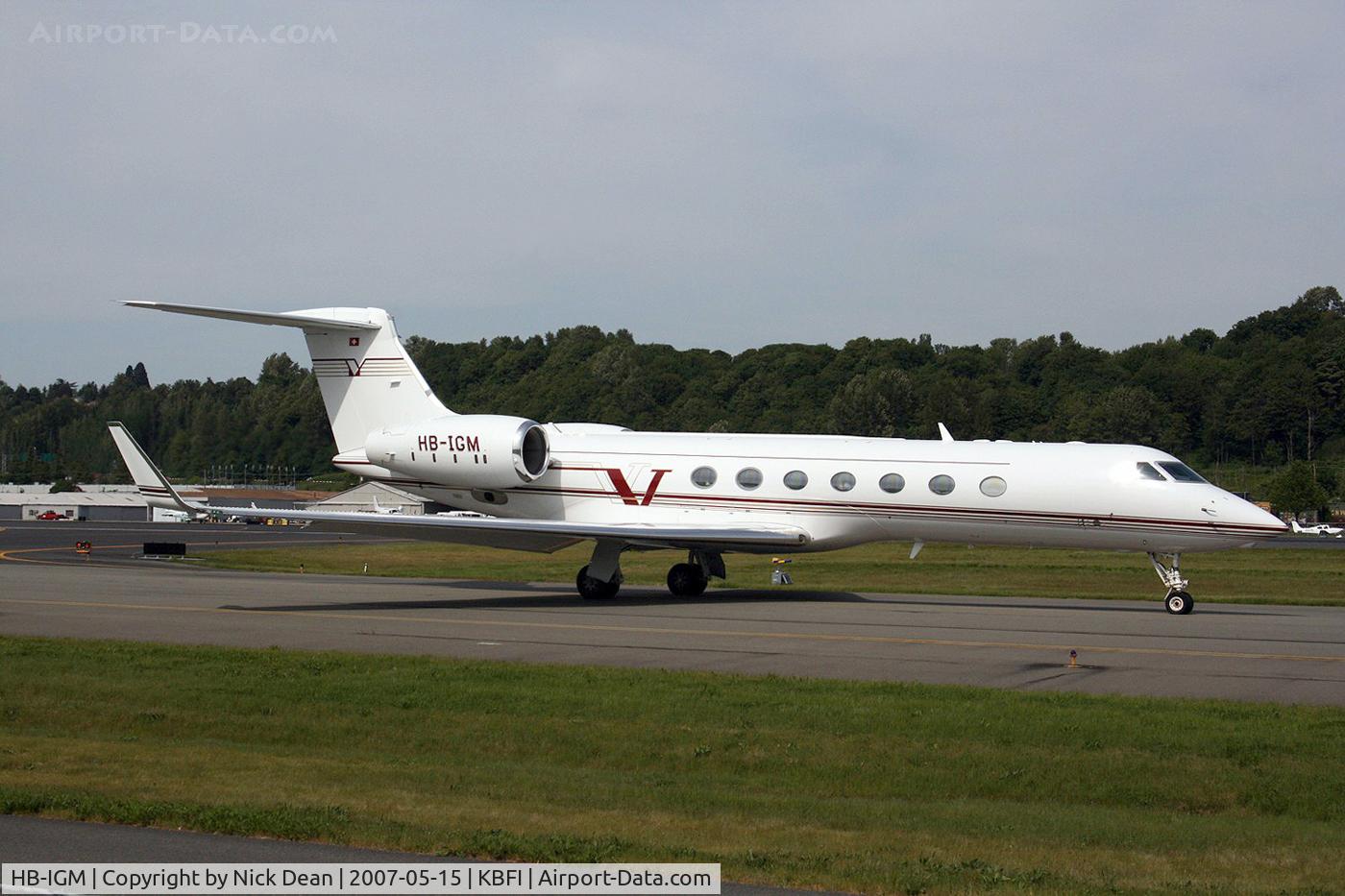 HB-IGM, 2003 Gulfstream Aerospace GV-SP (G550) C/N 5004, KBFI