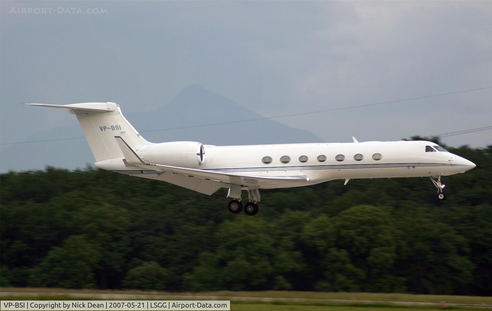 VP-BSI, 2005 Gulfstream Aerospace V-SP G550 C/N 5084, LSGG