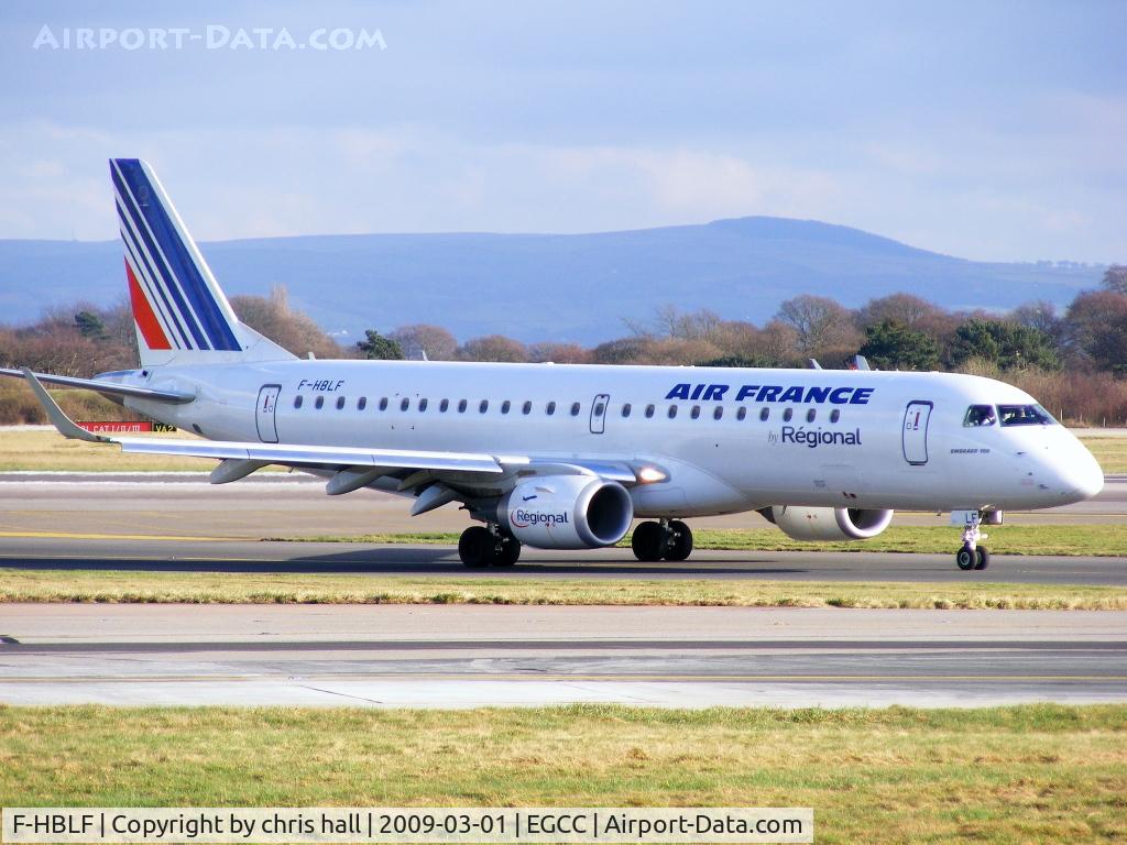 F-HBLF, 2008 Embraer 190AR (ERJ-190-100IGW) C/N 19000158, Air France operated by Regional