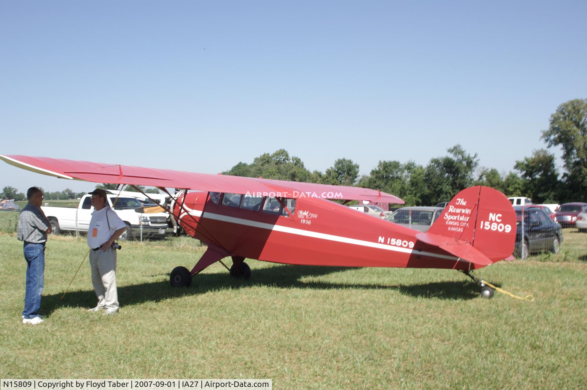 N15809, 1936 Rearwin 7000 C/N 445, Blakesburg 2007