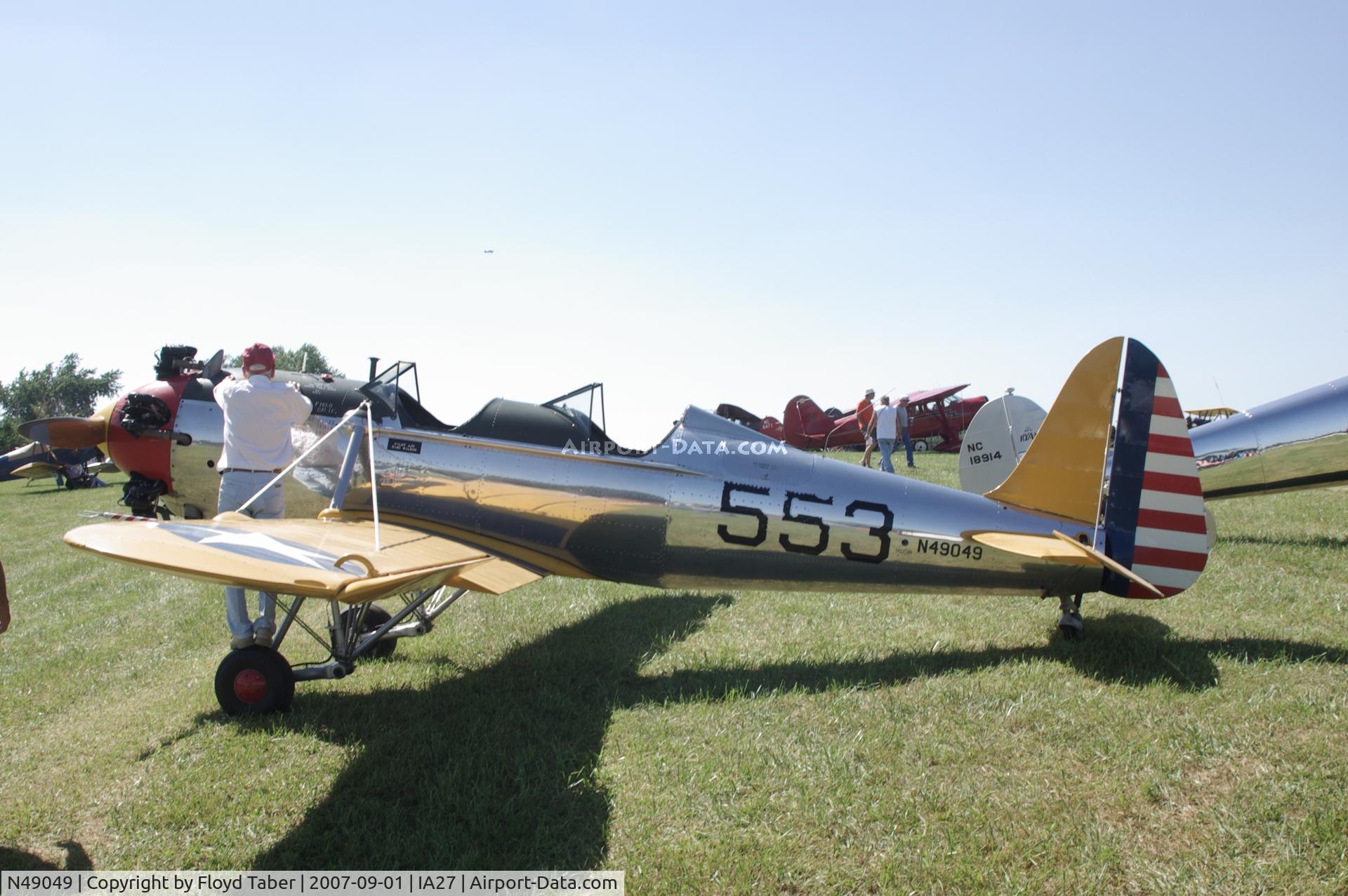 N49049, 1949 Ryan Aeronautical PT-22 C/N 1582, Blakesburg 2007