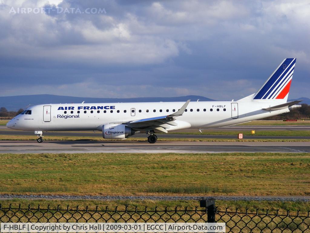 F-HBLF, 2008 Embraer 190AR (ERJ-190-100IGW) C/N 19000158, Air France operated by Regional