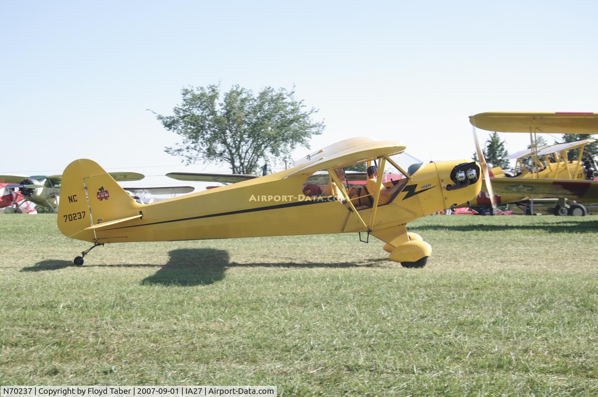 N70237, 1946 Piper J3C-65 Cub C/N 17213, 2007 Blakesburg