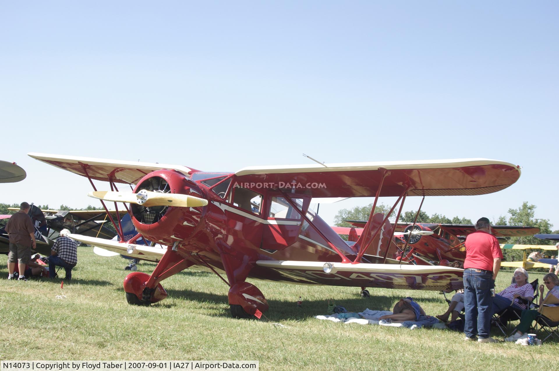 N14073, 1934 Waco YKC C/N 3990, Blakesburg Antique Fly In