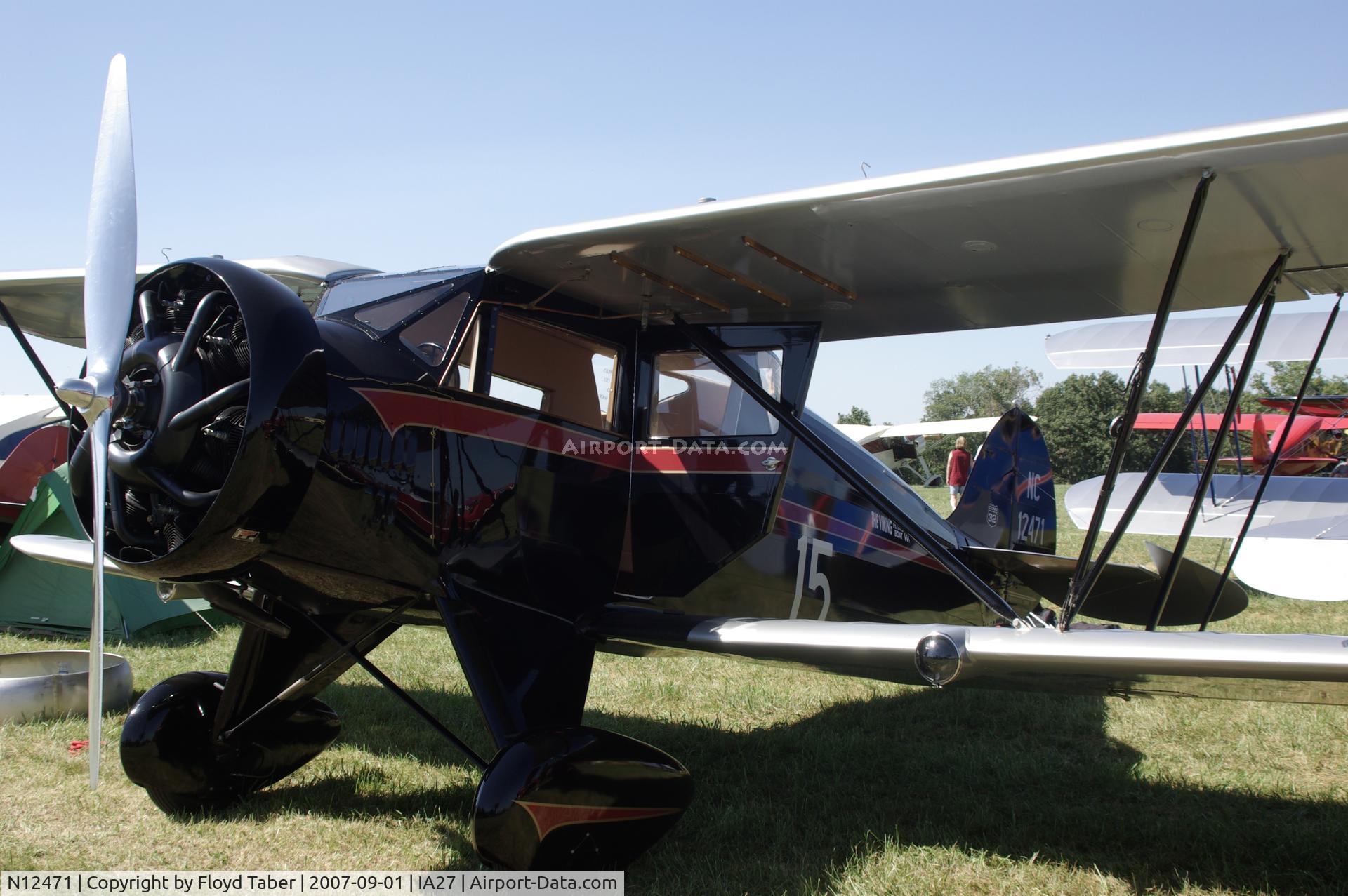 N12471, 1932 Waco UEC C/N 3637, Blakesburg Antique Fly In