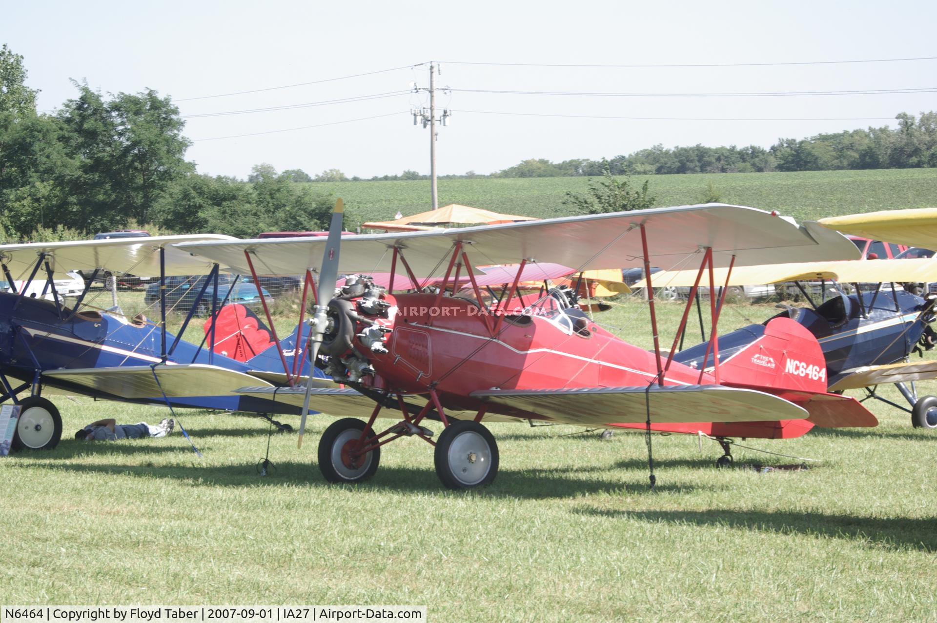 N6464, 1928 Curtiss-Wright Travel Air 4000 C/N 785, Blakesburg Antique Fly In