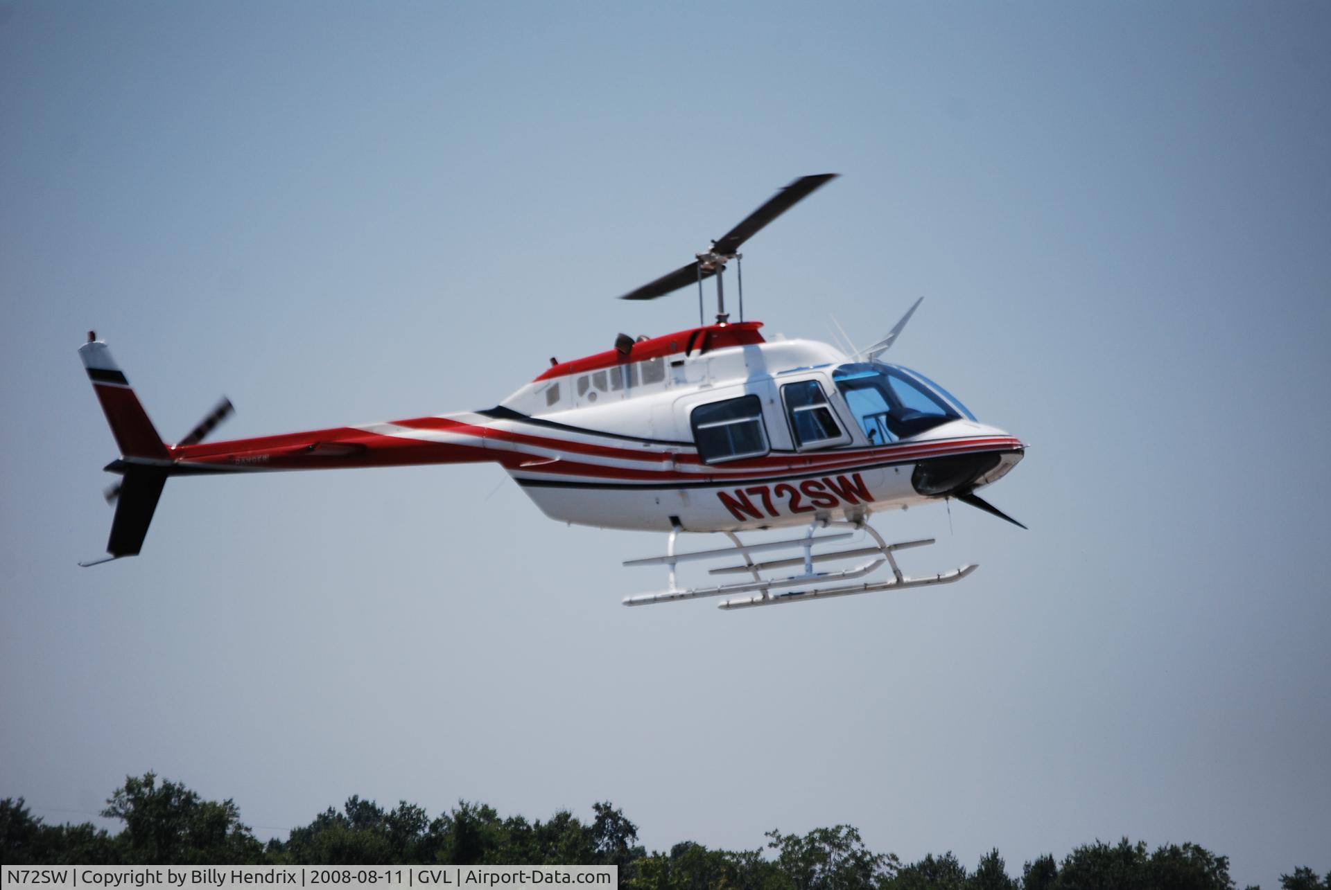 N72SW, 1972 Bell 206B C/N 863, Gainesville, Georgia