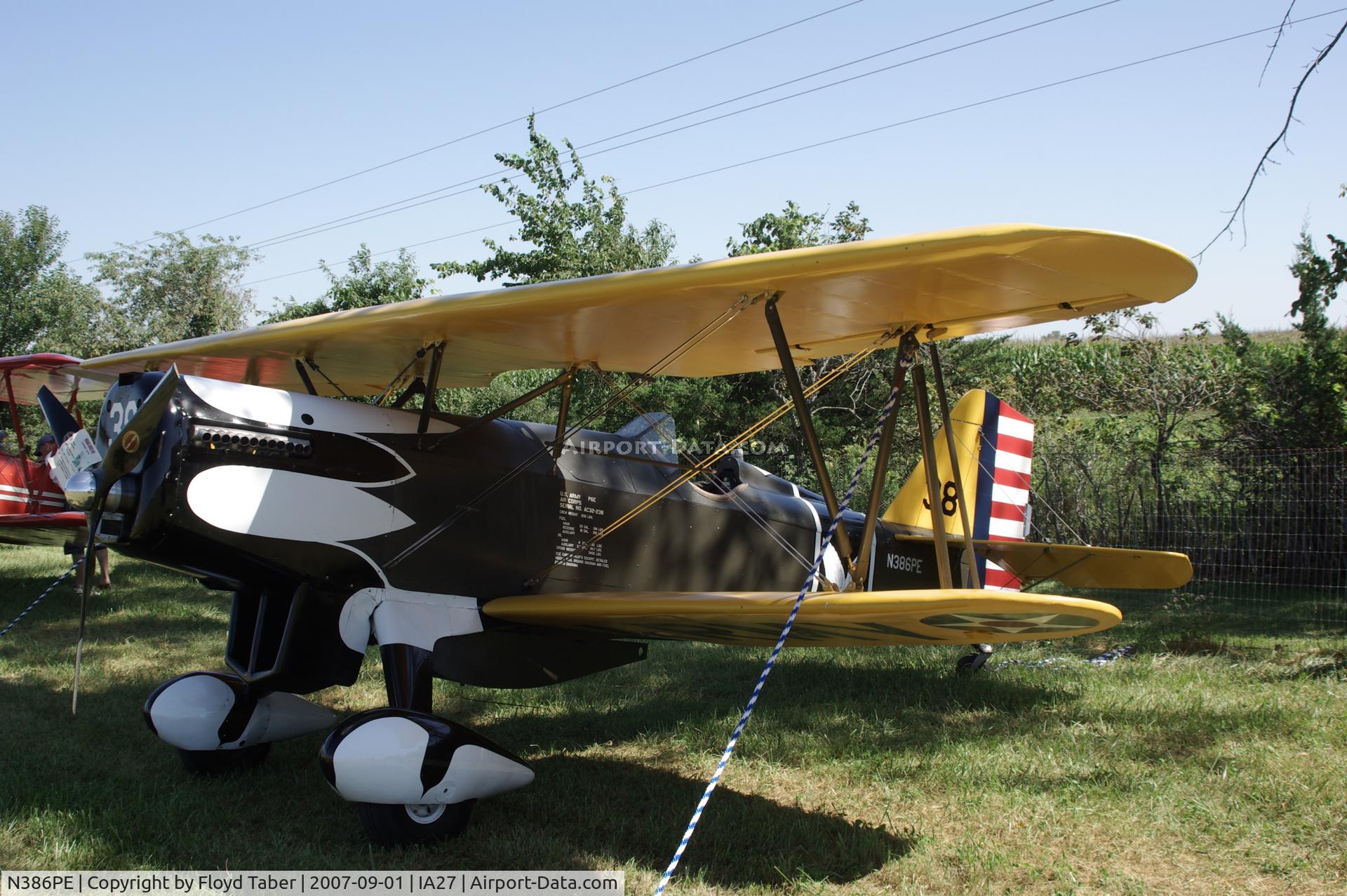 N386PE, 2007 Roof Keith A CURTIS HAWK P6E C/N 32-238, Blakesburg Antique Fly In