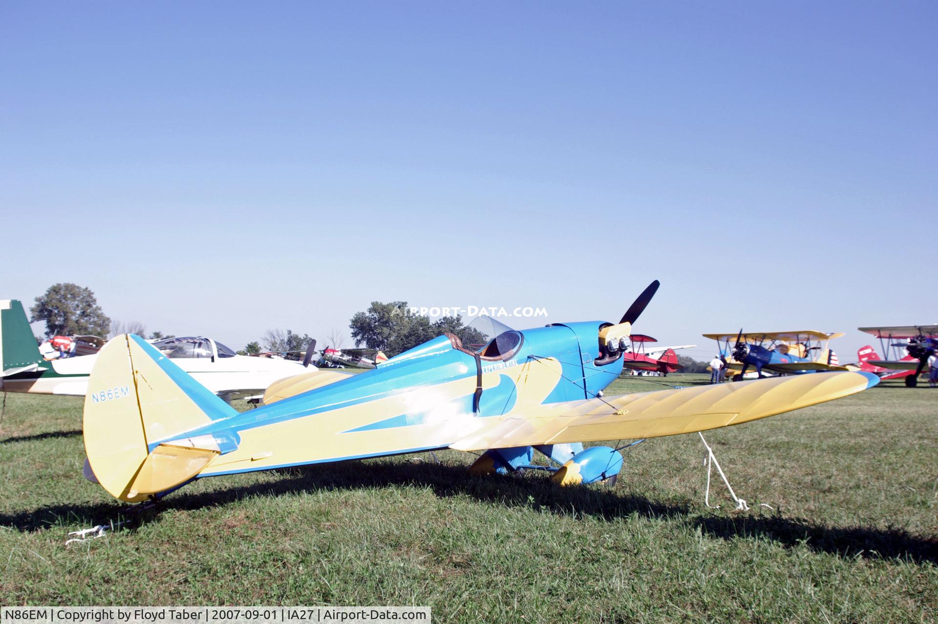 N86EM, 1974 Bowers Fly Baby C/N 2914, Blakesburg Antique Fly In