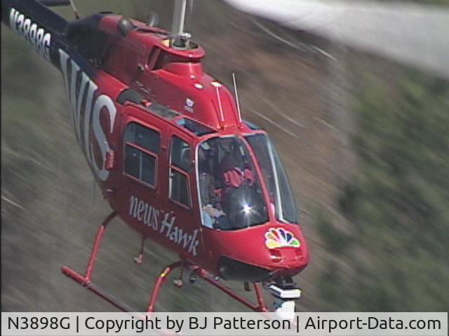 N3898G, Bell 206B C/N 3207, storm damage flyover Columbia SC Pilot Mark Jackson