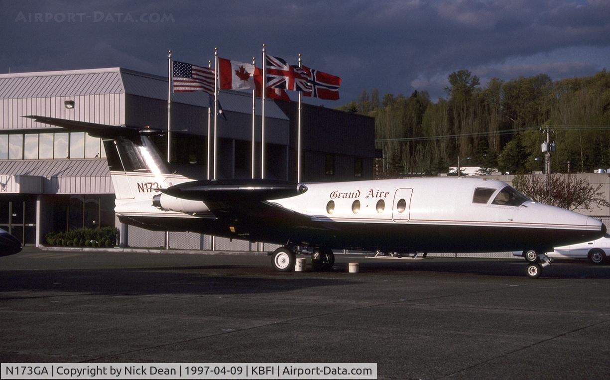 N173GA, 1971 Hamburger Flugzeugbau HFB-320 Hansa Jet C/N 1052, KBFI
