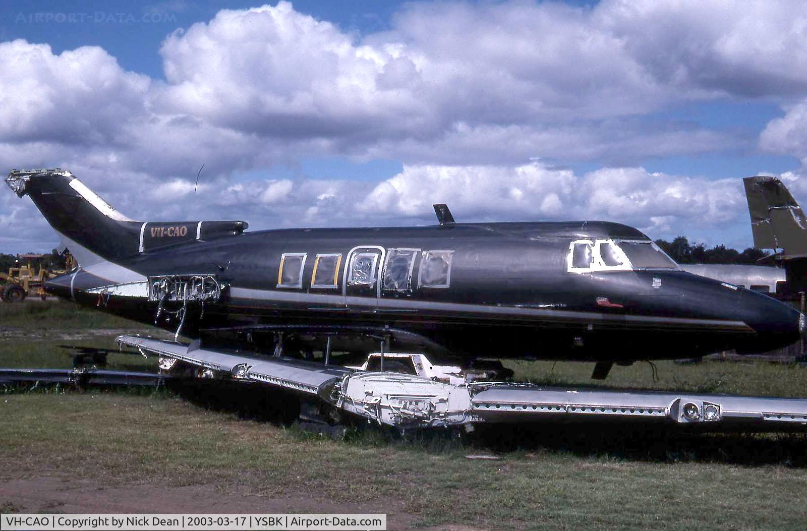 VH-CAO, 1964 Hawker Siddeley HS.125 Series 3B C/N 25015, YSBK (Preserved at The Oaks NSW)