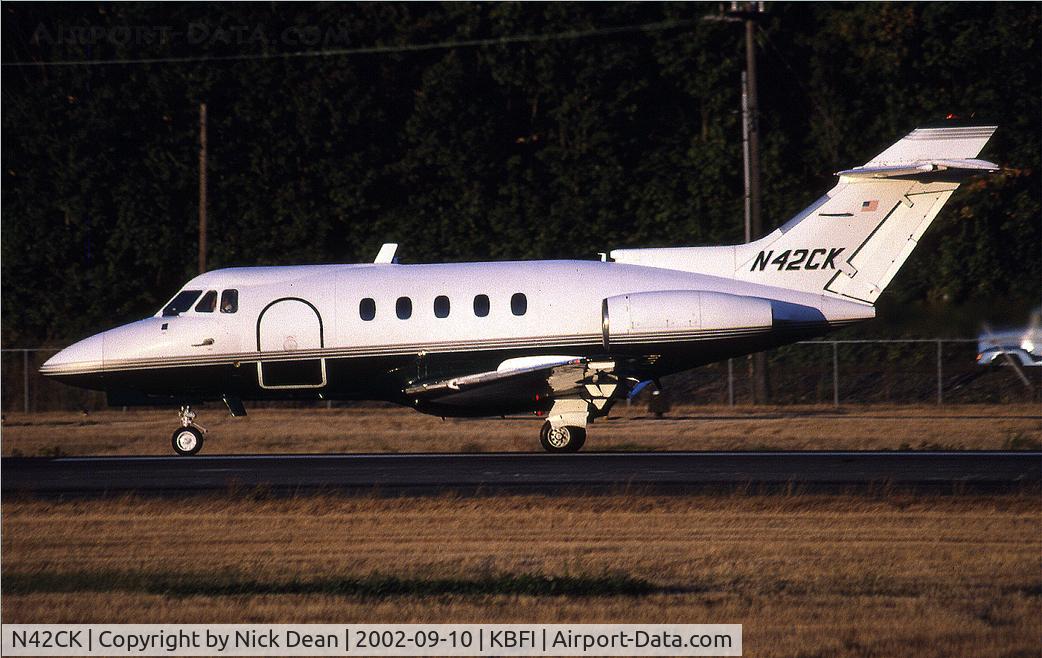 N42CK, 1965 Hawker Siddeley HS125 731 C/N 25038, KBFI
