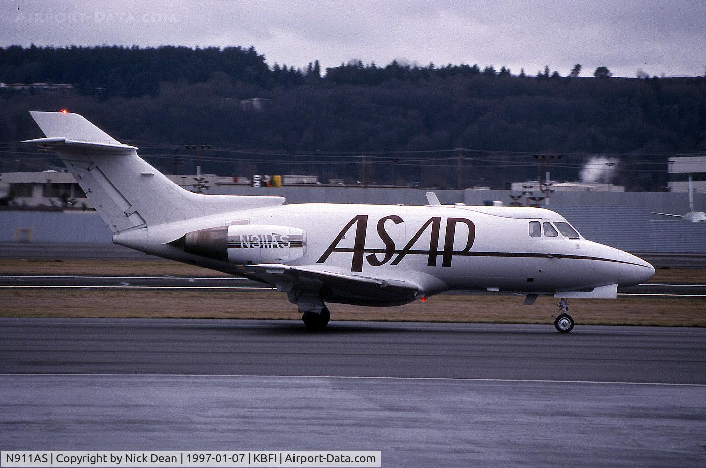 N911AS, 1965 Hawker Siddeley DH.125-1A C/N 25039, KBFI