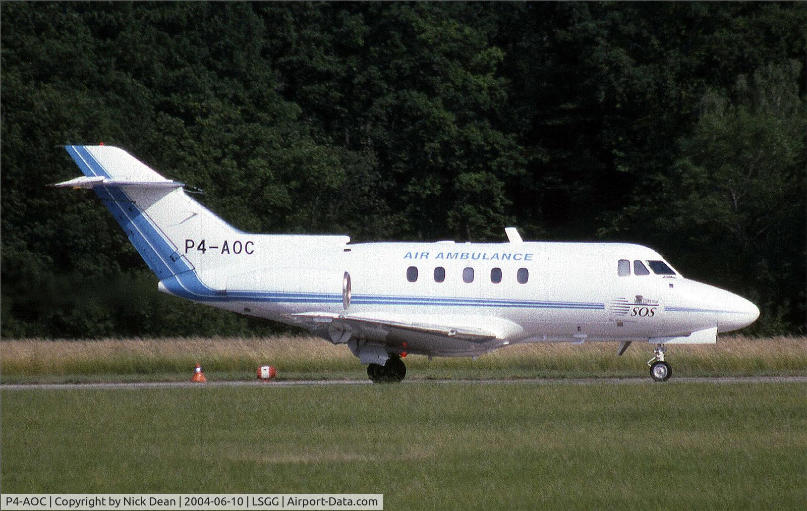 P4-AOC, 1966 Hawker Siddeley HS.125-731 C/N 25079, LSGG