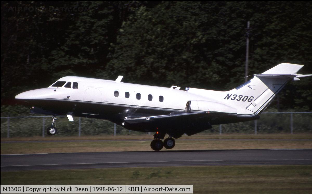 N330G, 1989 Hawker Siddeley DH.125-1A/522 C/N 25087, KBFI (This airframe is a 1966 build not as posted 1989)