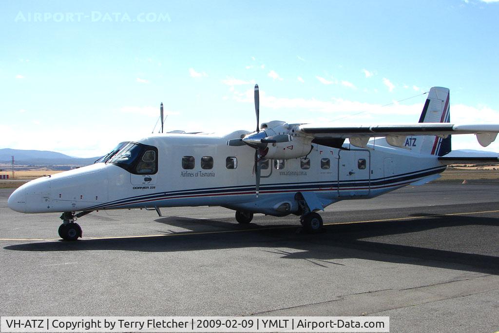 VH-ATZ, Dornier 228-212 C/N 8198, Airlines of Tasmania's Do228 at Launceston