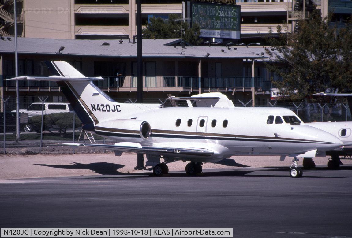 N420JC, 1966 Hawker Siddeley HS125 731 C/N 25115, KLAS