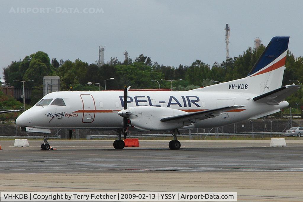 VH-KDB, 1984 Saab-Fairchild SF340 C/N 340A-008, PelAir SF340