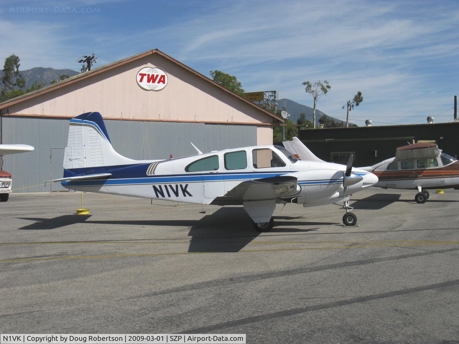 N1VK, 1960 Beech B95 Travel Air C/N TD-403, 1960 Beech B95 TRAVEL AIR, two Lycoming O&VO-360s 180 Hp each