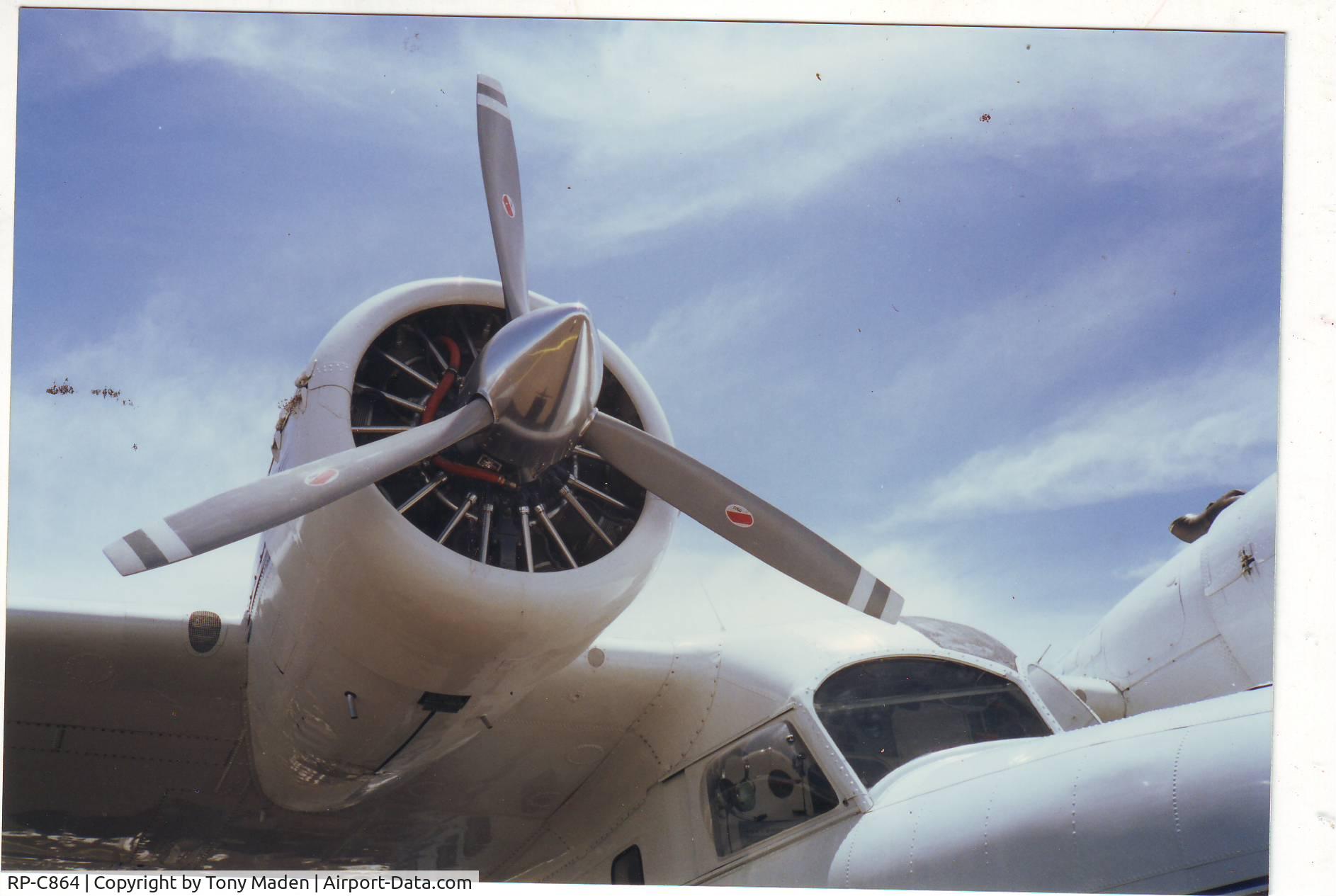RP-C864, 1944 Grumman G-21A Goose C/N 1164, Starboard engine after refurbishment Bundaberg