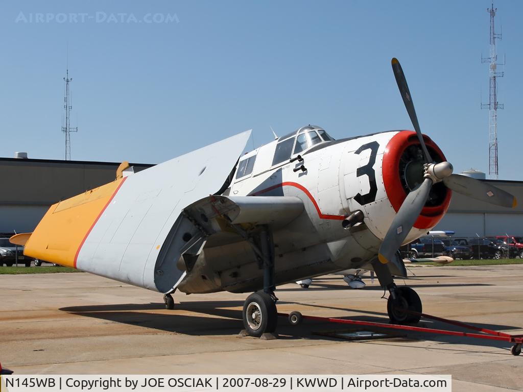 N145WB, 1945 Grumman TBM-3E Avenger C/N 85460, Parked at KWWD