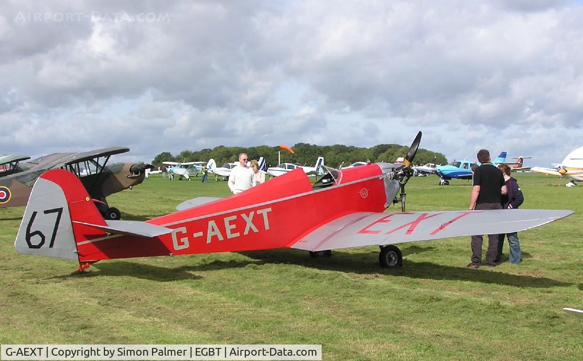 G-AEXT, 1937 Dart Kitten II C/N 123, Dart Kitten at Turweston