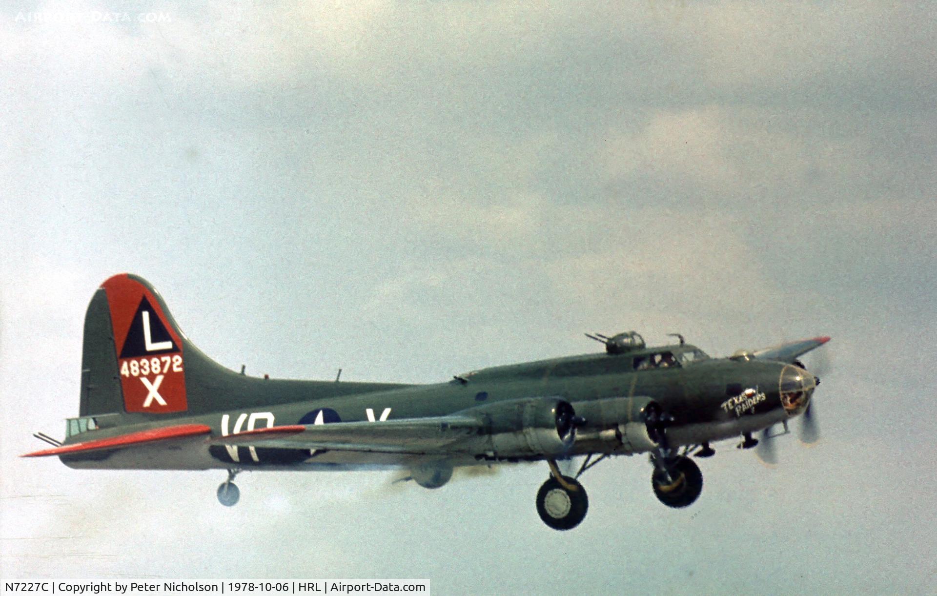 N7227C, 1944 Boeing B-17G Fortress C/N 32513, Another view of Flying Fortress 44-83872 